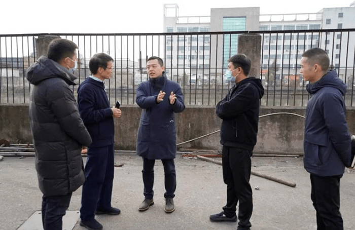 越城戋戋委常委、斗门街道党工委书记李彰等向导一行来友邦智创科技园调研指导-豪门国际官网