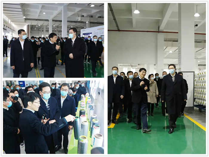 绍兴市向导集中调研重点项目莅临诚邦高新旅行指导-豪门国际官网